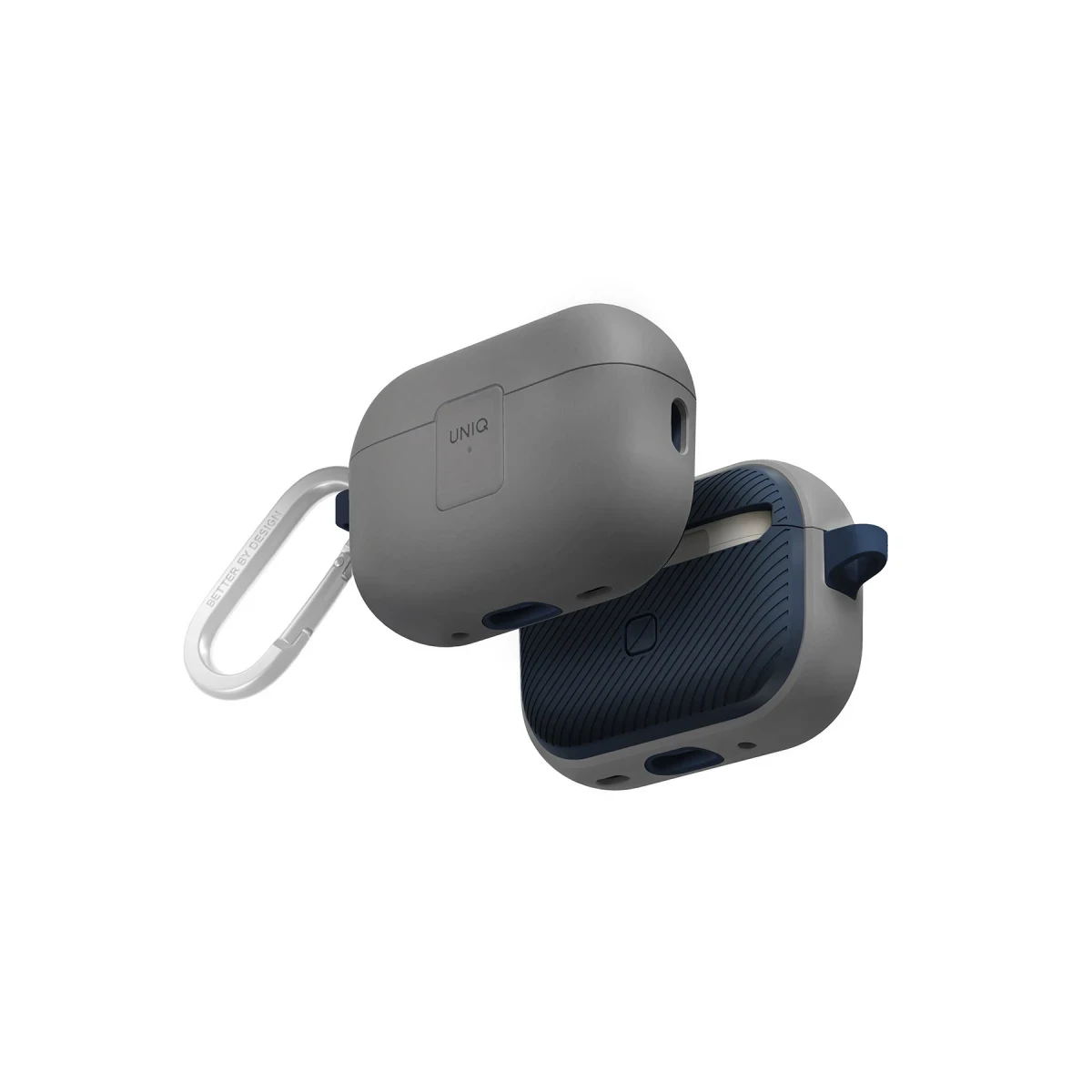 Uniq Apple Airpods Pro 2 (2.nesil) Clyde Kilitli Kılıf - Gri